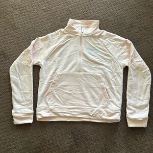 Puma 1/2 zip pullover, pink, XS